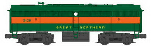 Williams 21013 Great Northern FB-1 Diesel Locomotive B-Unit Dummy