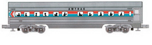 Williams 43077 Amtrak 60 Ft. Streamline Passenger 4-Pack