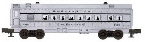 Williams 43256 Chicago Burlington & Quincy O27 Streamline Passenger 4-Pack