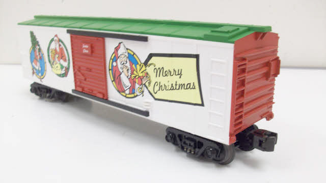 MTH 30-79189 O Gauge Christmas Operating Boxcar w/Signal Man