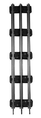 Williams 00204 Bachmann O27 Tubular Full Straight Track