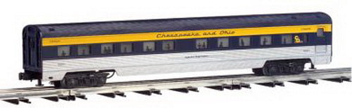 Williams 43105 C&O 72 Ft. Streamline Passenger 2-Pack
