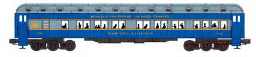 Williams 43307 Baltimore & Ohio 72 Ft. Heavyweight 2-Car Add-On Set