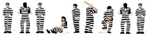 Model Power 1376 Prisoners black/white 9/