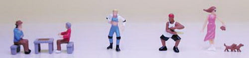 Model Power 1380 N People at the Park Figures (Set of 9)
