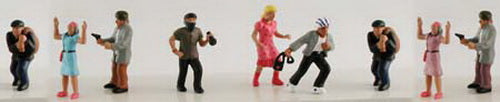 Model Power 1382 Crime Scenes Figures 9/