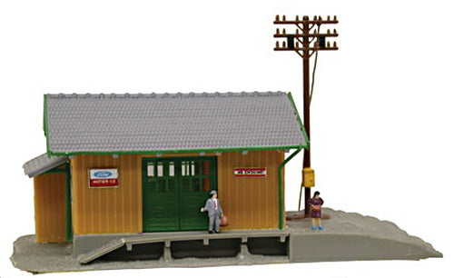 Model Power 2562 N Wayside Station Built Up Ligthed