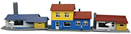 Model Power 2588 N Scale Three Houses Built-Up