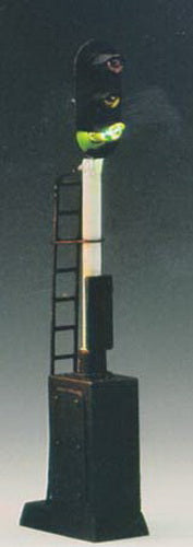 Model Power 1680 HO Scale Traffic Signal w/3 Lights 4-Way Prewired Switch