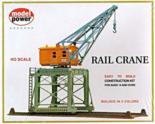 Model Power 424 HO Scale Rail Crane Building Kit