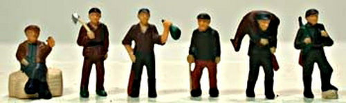 Model Power 5711 HO Scale Hunter Figures (Set of 6)