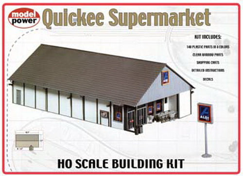Model Power 621 HO Scale Quickee Supermarket Kit