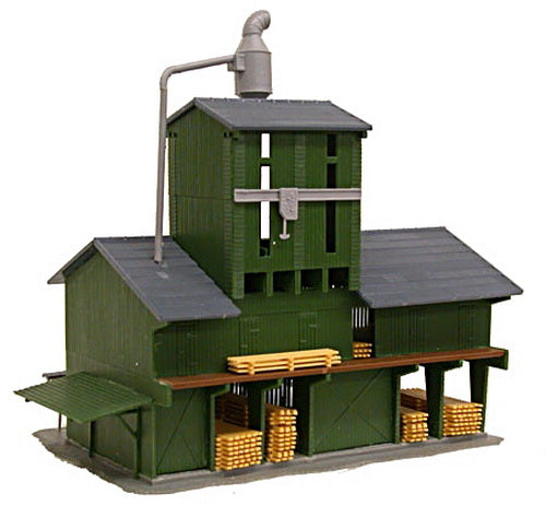 Model Power 674 HO Scale Built-up Lumber Yard