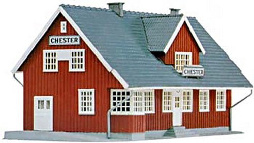 Model Power 676 HO Scale Built-up Chester Station