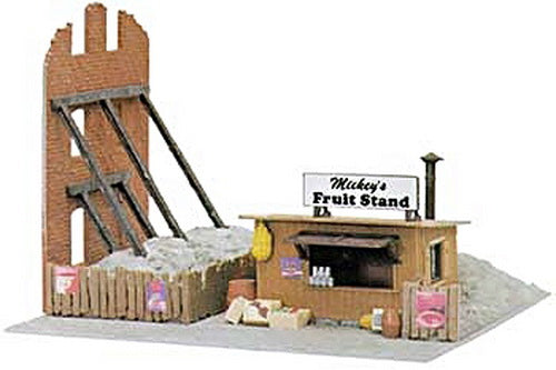 Model Power 682 HO Scale Built-up Miky's Fruit Stand