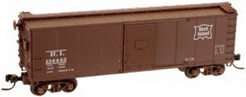 Atlas 45853 N Scale RI Steel Rebuilt Boxcar #134710