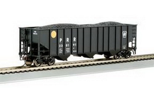 Bachmann 18715 HO Pennsylvania 3-Bay 100-Ton Open Hopper #180671 (Yellow Ball)