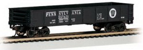 Bachmann 17214 HO Pennsylvania 40' Gondola #357621 (black, Circle Keystone)