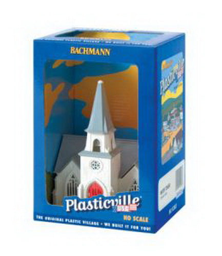 Bachmann 45012 HO Cathedral Plasticville Built-Up Building