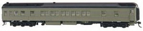Bachmann 89527 HO Scale Unlettered Green Pullman Passenger Car