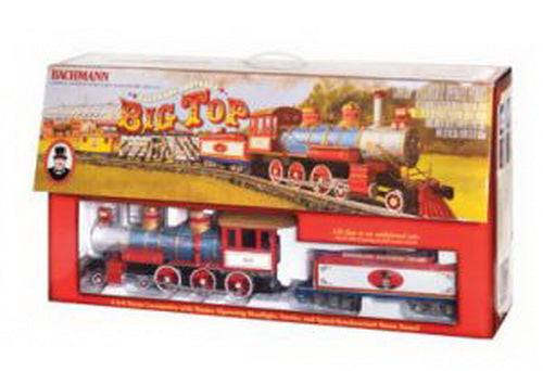 Bachmann 90049 G Scale Bachmann Bros. Big Top Circus G Gauge Steam Train Set