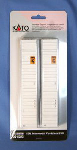 Kato 30-9023 HO EMP 53'' Container (Set of 2)