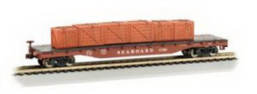 Bachmann 18967 N Seaboard System Flatcar w/Crates