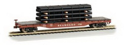 Bachmann 18968 N Seaboard System Flatcar w/Pipes