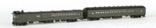 Bachmann 81425 HO Seaboard EMC Gas Electric Doodlebug w/Trailer Coach (DCC)