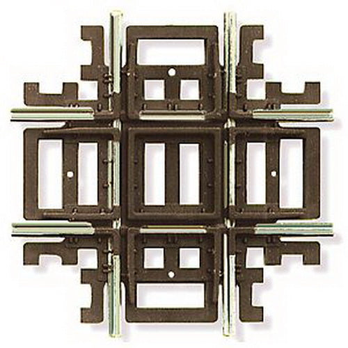 Atlas 0577 HO Code 83 Nickel Silver Rail 90° Crossing Snap Track