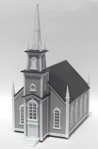 Atlas 608 HO 19th Century American Church Trackside Built Up