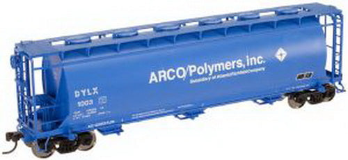 Atlas 19822 HO Scale ARCO Polymers ACF 3-Bay Cylindrical Hopper #1003