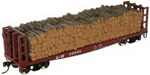 Atlas 16135 L&N 42' Pulpwood Flatcar #20501