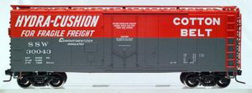 Atlas 582 O Scale Cotton Belt 40 Foot Plug Door Boxcar (2-Rail)