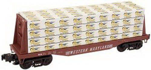 Industrial Rail 1004104 Western Maryland Flatcar w/Lumber Load #71