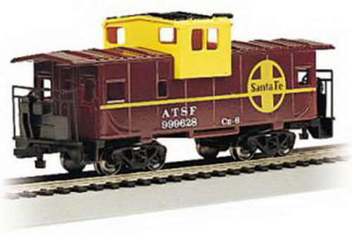 Bachmann 17702 HO Atchison, Topeka & Santa Fe 36' Wide-Vision Caboose