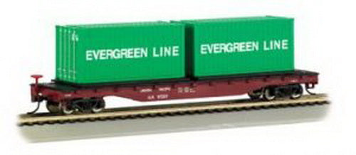 Bachmann 18921 HO Union Pacific 50' Flatcar w/Steel Beam Load