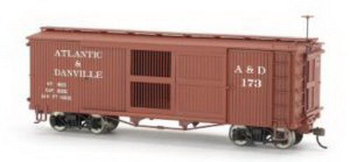 Bachmann 27638 On30 Atlantic & Danville Ventilated Box Car #173