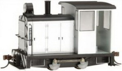 Bachmann 28196 On30 Painted & Unlettered 0-4-0 Side Rod Gas Mech Loco (Silver)