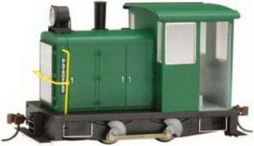 Bachmann 28198 On30 Painted & Unlettered 0-4-0 Side Rod Gas Mech Loco (Green)