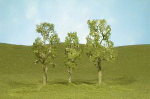 Bachmann 32010 Scene Scapes 3"-4" Aspen Trees (Set of 3)