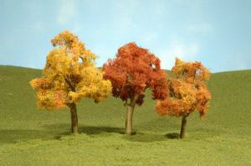 Bachmann 32053 HO Autumn Elm Trees (Pack of 3)