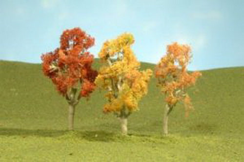 Bachmann 32055 HO Autumn Aspen Trees (Pack of 3)
