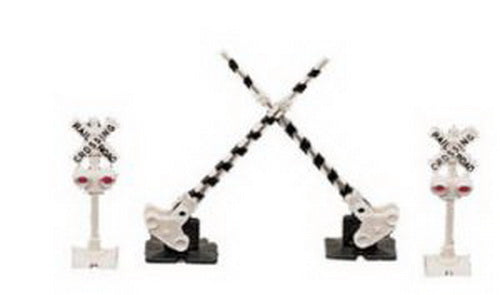 Bachmann 42200 HO Non-Operating Crossing Signal w/Gates (12)