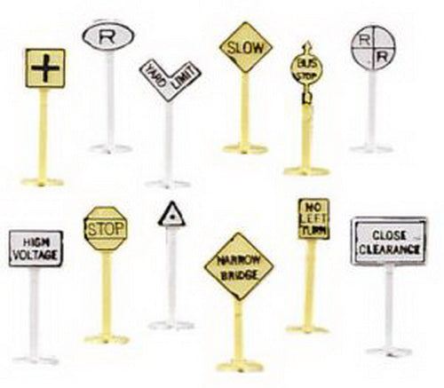 Bachmann 42513 N Railroad and Street Signs (Pack of 24)