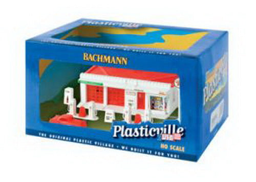 Bachmann 45013 HO Gas Station Built-Up Building