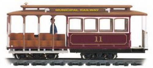 Bachmann 60530 HO Municipal Cable Car Electric Locomotive #11 (Red)