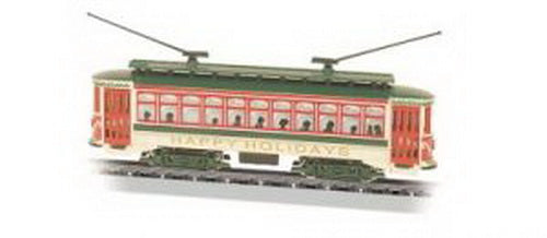 Bachmann 61085 N Christmas Brill Trolley