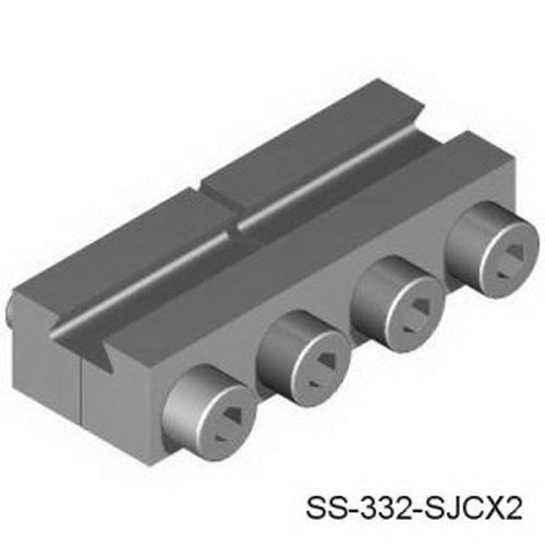 Split Jaw 60272 Stainless Steel 332-SJC-X2 Double Clamp