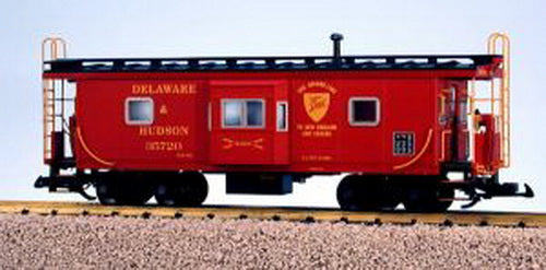 USA Trains R12071 G Delaware & Hudson Bay Window Caboose #35720